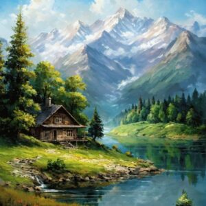 Landscape Painting -oil (I, II, III, IV, V, VI, VIII)